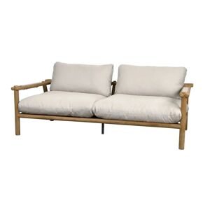 Cane-line Outdoor Sticks 2-Seater Sofa B: 194 cm - Teak/Sand