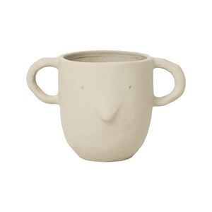 Ferm Living Mus Plant Pot Large H: 12 cm - Sand