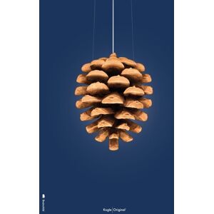 Brainchild Plakat Koglen Mørkeblå 50x70 cm - Mørkeblå