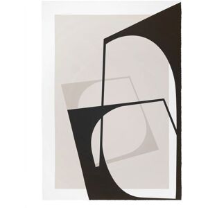 Kristina Dam Studio Frame Abstraction Poster 70x100 cm - Grey