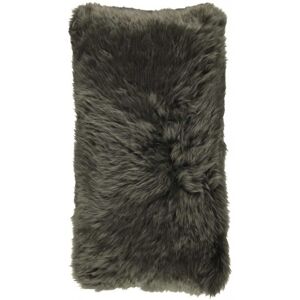 Natures Collection Cushion of New Zealand Sheepskin 28x56 cm - Hedge Green