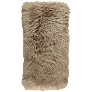 Natures Collection Cushion of New Zealand Sheepskin 28x56 cm - Taupe