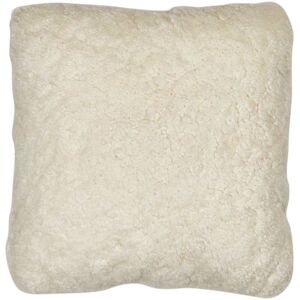 Natures Collection New Zealand Sheepskin Cushion 40x40 cm - Ivory