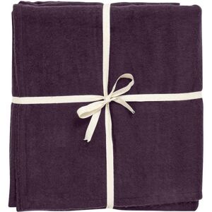 Nordal Yoga Cotton Blanket 150x200 cm - Burgundy