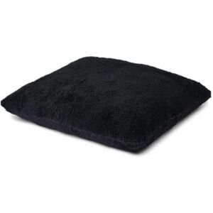 Natures Collection Maxi Float Cushion New Zealand Sheepskin Short Wool Double Side 90x90 cm - Black