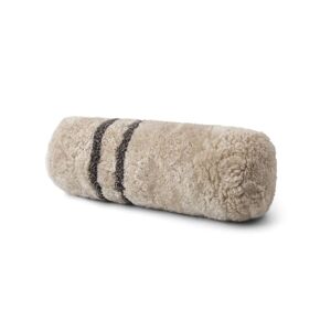 Natures Collection Pattern Collection Cushion Sheepskin 20x52 cm - Pearl/Taupe