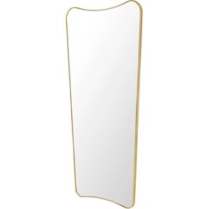 GUBI F.A. 33 Wall Mirror 70x146 cm - Polished Brass Base