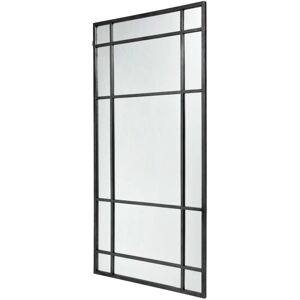 Nordal Spirit Iron Wall Mirror 204 x 102 cm - Black