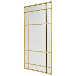 Nordal Spirit Iron Wall Mirror 204 x 102 cm - Gold