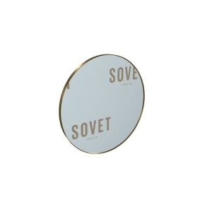 SOVET Visual Round Spejl Ø: 150 cm - Burnished Brass/Smoked Mirror