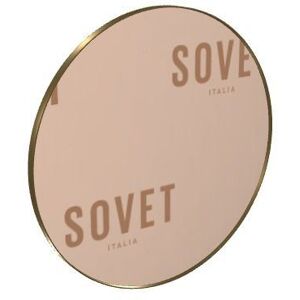 SOVET Visual Round Spejl Ø: 150 cm - Burnished Brass/Rose Mirror