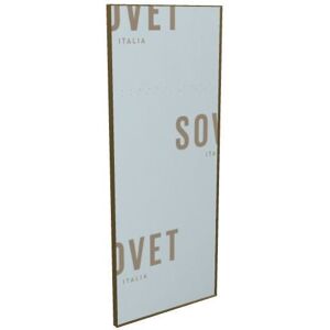 SOVET Visual Rectangular Spejl 220x90 cm - Burnished Brass/Smoked Mirror