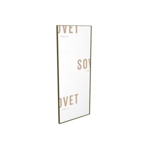 SOVET Visual Rectangular Spejl 220x90 cm - Burnished Brass/Extralight Mirror