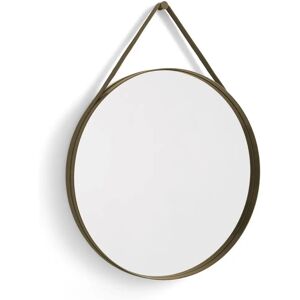 HAY Strap Mirror No. 2 Ø: 70 cm - Light Brown