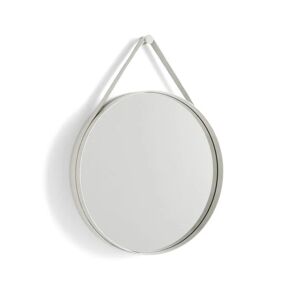 HAY Strap Mirror No. 2 Ø: 50 cm - Light Grey