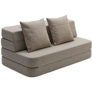 By KlipKlap KK 3 Fold Sofa XL Soft L: 210 cm - Beige/Sand