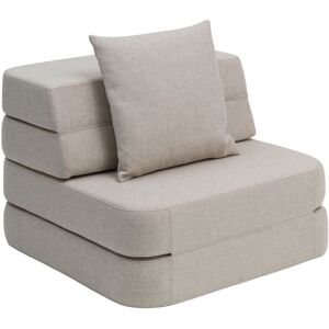 By KlipKlap KK 3 Fold Sofa Single Soft L: 75 cm - Beige/Sand