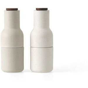 Audo Copenhagen Bottle Grinder Ceramic 2 pack - Sand/Walnut