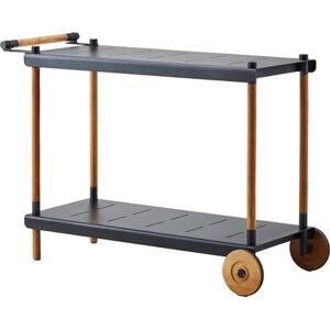 Cane-line Outdoor Frame Serveringsvogn - Teak/Lava Grey