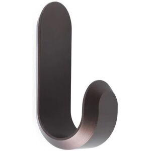 Normann Copenhagen Curve Mini Knager 2 stk H: 5,8 cm - Mat Brun