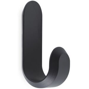 Normann Copenhagen Curve Mini Knager 2 stk H: 5,8 cm - Mat Sort