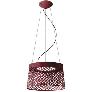 Foscarini Twiggy Grid Pendel LED Ø: 46cm - Karmin