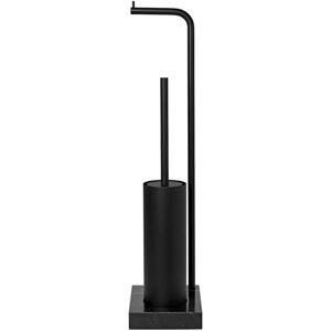 Blomus Modo Toilet Paper Holder and Brush H: 66 cm - Black OUTLET