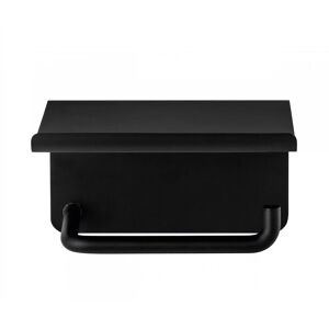 Blomus Modo Toilet Roll Holder With Shelf 9,5x13,5 cm - Black