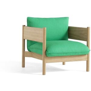 HAY Arbour Club Armchair SH: 40 cm - Vidar 932 / Bottle Green Water-Based Lacquered Solid Beech