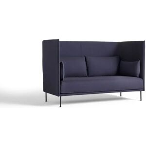 HAY Silhouette Høj Ryg 2 Personers Sofa Mono - Remix 783 / Black Powder Coated Steel