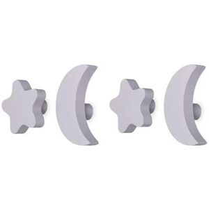 Nofred Kids Stars & Moons Hooks H: 3,4 cm - Lilla