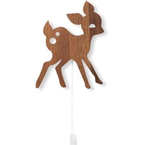 Ferm Living My Deer Lamp H: 38,5 cm - Smoked Oak