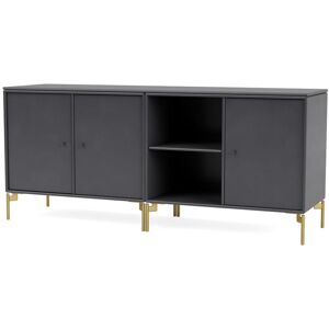 Montana Selection Save Skænk med ben 139,2x46,8x38 cm - 36 Coal / Brass