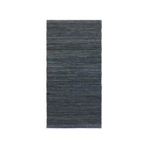 Rug Solid Leather Rug 65x135 cm - Dark Grey OUTLET