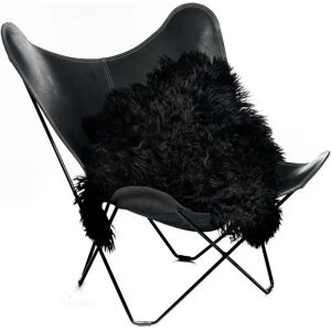 Natures Collection Austrian Curly Sheepskin 90x60 cm - Blacky