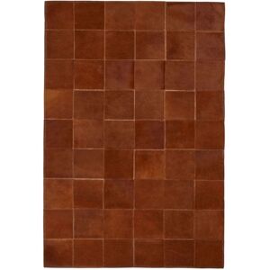 Natures Collection Stockholm Premium Brazilian Cow Hide Design Rug 200x300 cm - Dark Brown