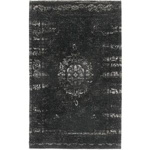 Nordal Grand Woven Rug 60x90 cm - Dark Grey/Black