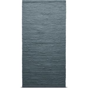 Rug Solid Cotton Rug 75x200 cm - Steel Grey OUTLET