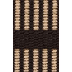 Woodnotes Cut Stripe Carpet Sewn Edges 170x240 cm - Black/Natural