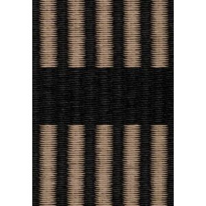 Woodnotes Cut Stripe Carpet Sewn Edges 170x240 cm - Black/Antique