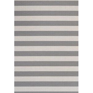 Woodnotes Big Stripe Carpet Sewn Edges 80x200 cm - Grey/Stone