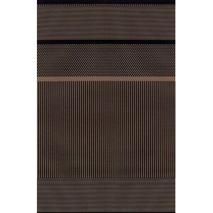 Woodnotes San Francisco Carpet Sewn Edges 80x200 cm - Black/Natural