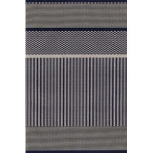 Woodnotes San Francisco Carpet Sewn Edges 140x200 cm - Dark Blue/Stone
