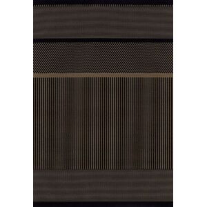 Woodnotes San Francisco Carpet Sewn Edges 140x200 cm - Black/Nutria