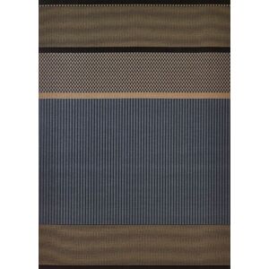 Woodnotes San Francisco Carpet Sewn Edges 140x200 cm - Dark Blue/Nutria