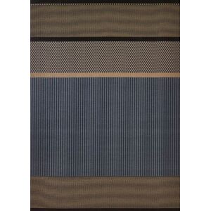 Woodnotes San Francisco Carpet Sewn Edges 170x240 cm - Dark Blue/Nutria