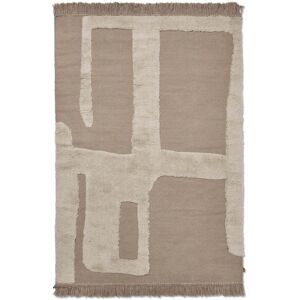 Ferm Living Alley Wool Rug Small 140 x 200 cm - Natural