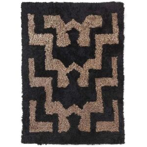 Natures Collection Pattern Collection Design Rug New Zealand Sheepskin 70x130 cm - Taupe/Black