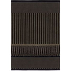 Woodnotes San Francisco Carpet Sewn Edges 170x240 cm - Black/Nutria