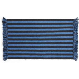 HAY Stripes And Stripes Wool 52x95 cm - Blue